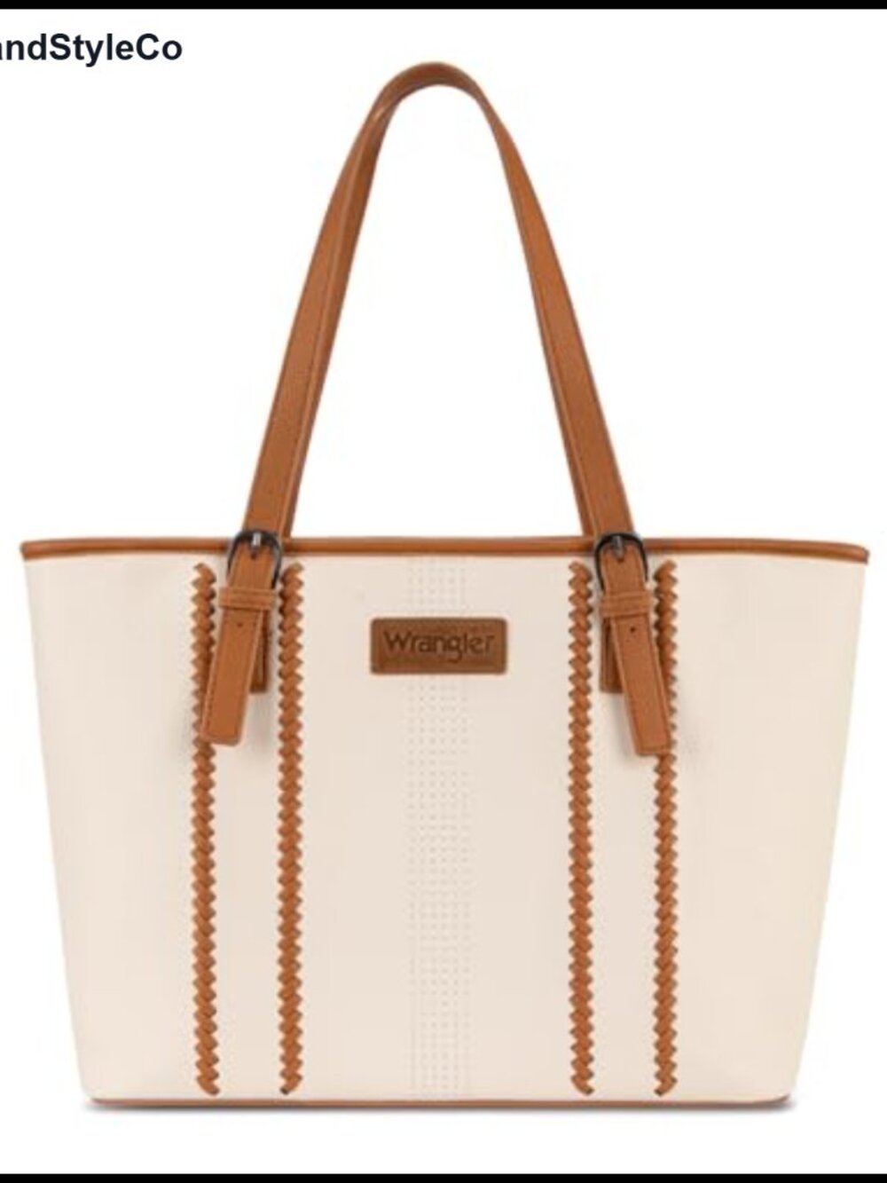 Large Capacity Woven Tote Bag Shoulder Purse Fits 14-Inch Laptop